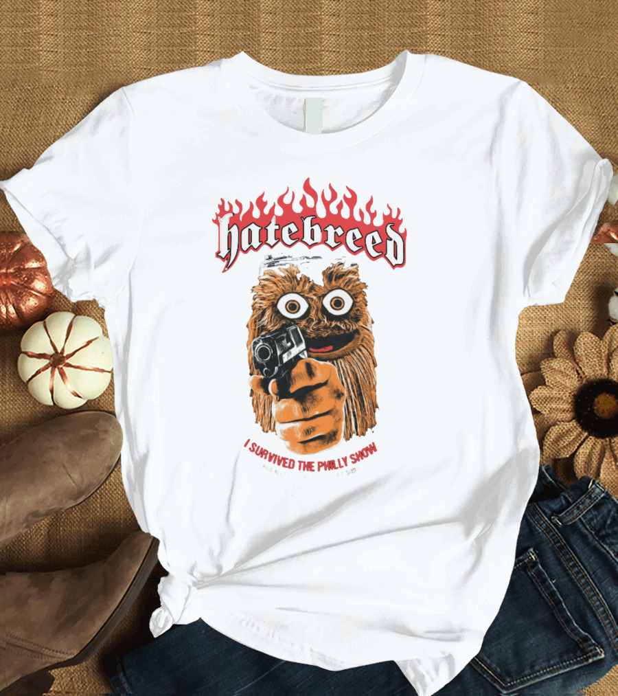 Hatebreed I Survived the Philly Show and All I Got T-Shirt