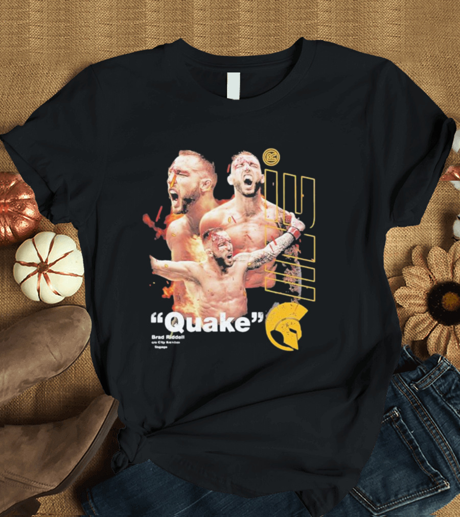 Brad Riddell Quake One City Kickboxing Image T-Shirt