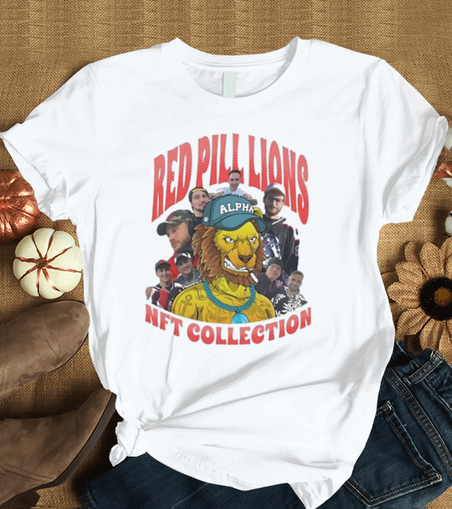 Red Pill Lions NFT Collection Alpha T-Shirt