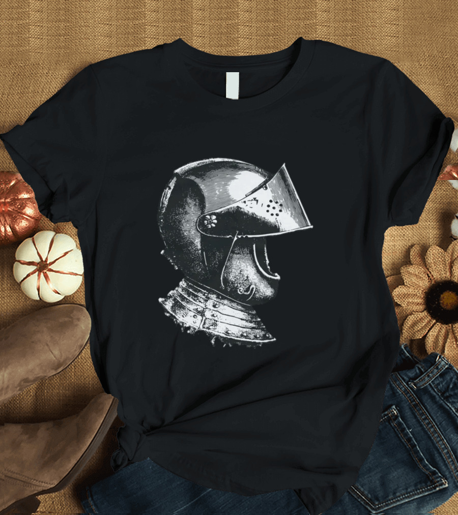 A Knight Helmet Medieval Armor T-Shirt