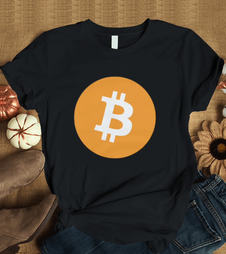 Bitcoin Orange Circle T-Shirt