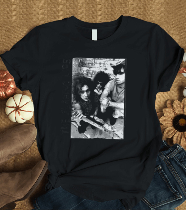 T-Shirt: The Flaming Lips She Don’t Use Jelly Black and White Band Photo T-Shirt The Flaming Lips She Don’t Use Jelly Black and White Band Photo T-Shirt