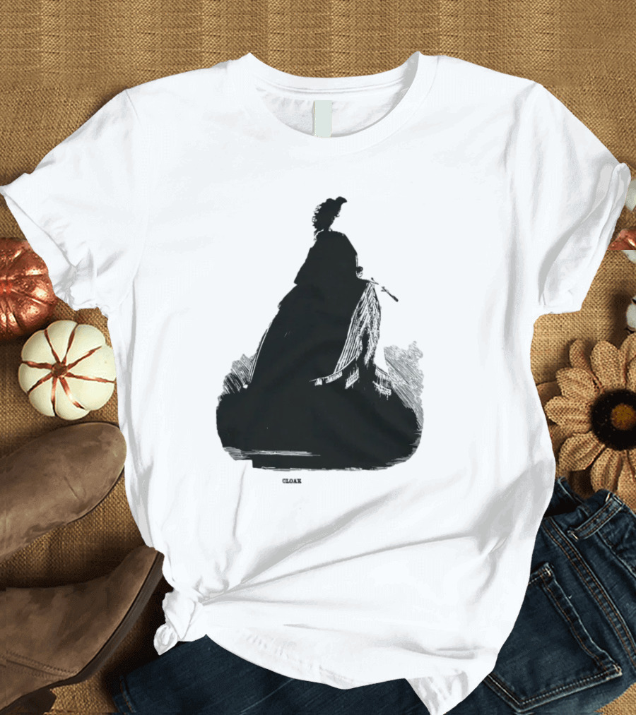 Vintage Woman In Silhouette Sketch T-Shirt