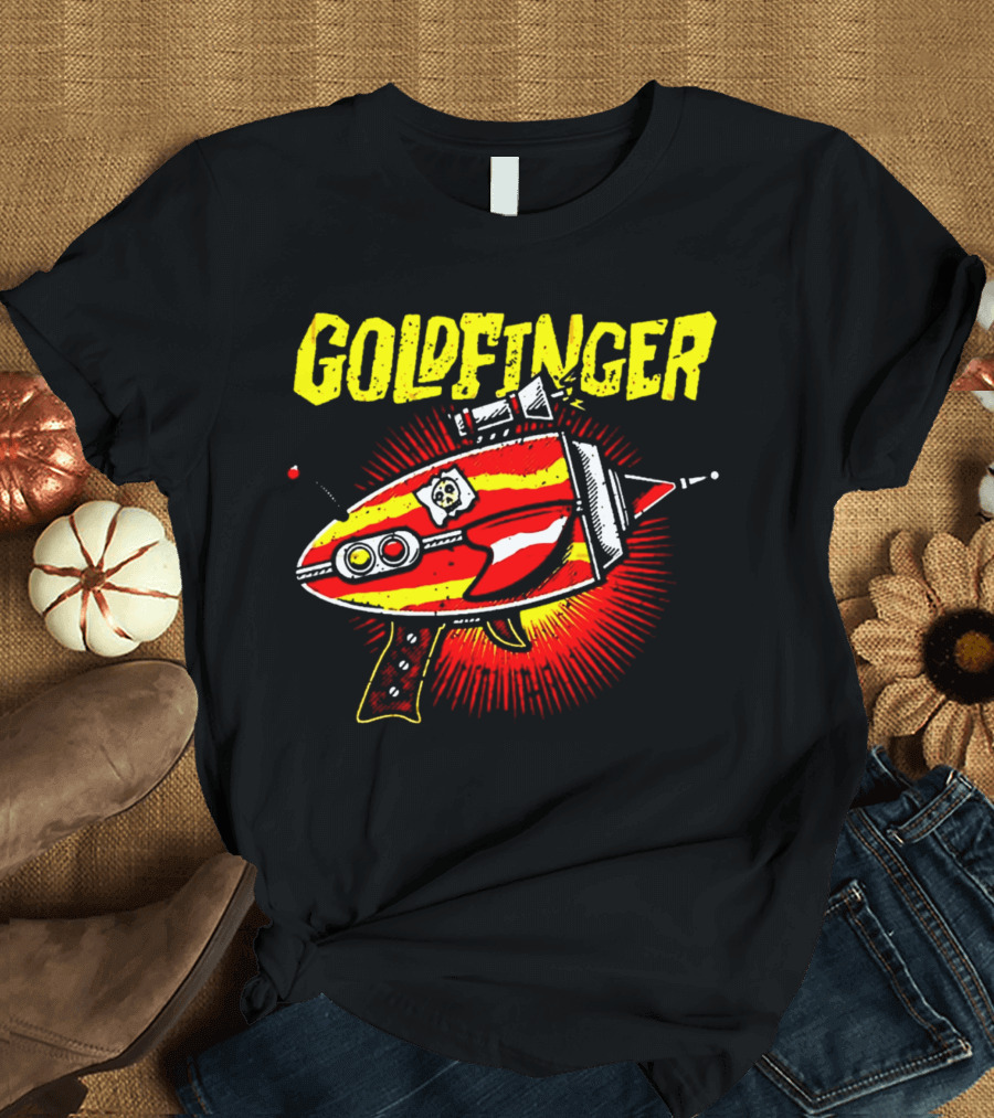 Goldfinger Band Retro Ray Gun T-Shirt