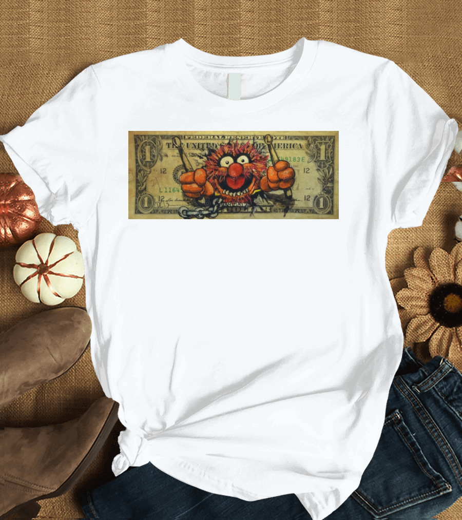 MONEY MUPPETS SHOWS Animal Dollar Bill T-Shirt