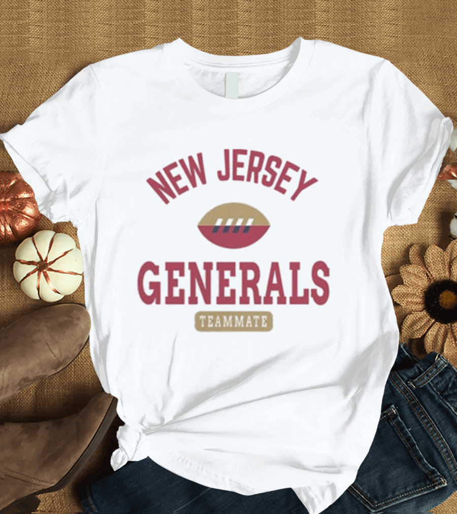 New Jersey Generals Teammate Football T-Shirt