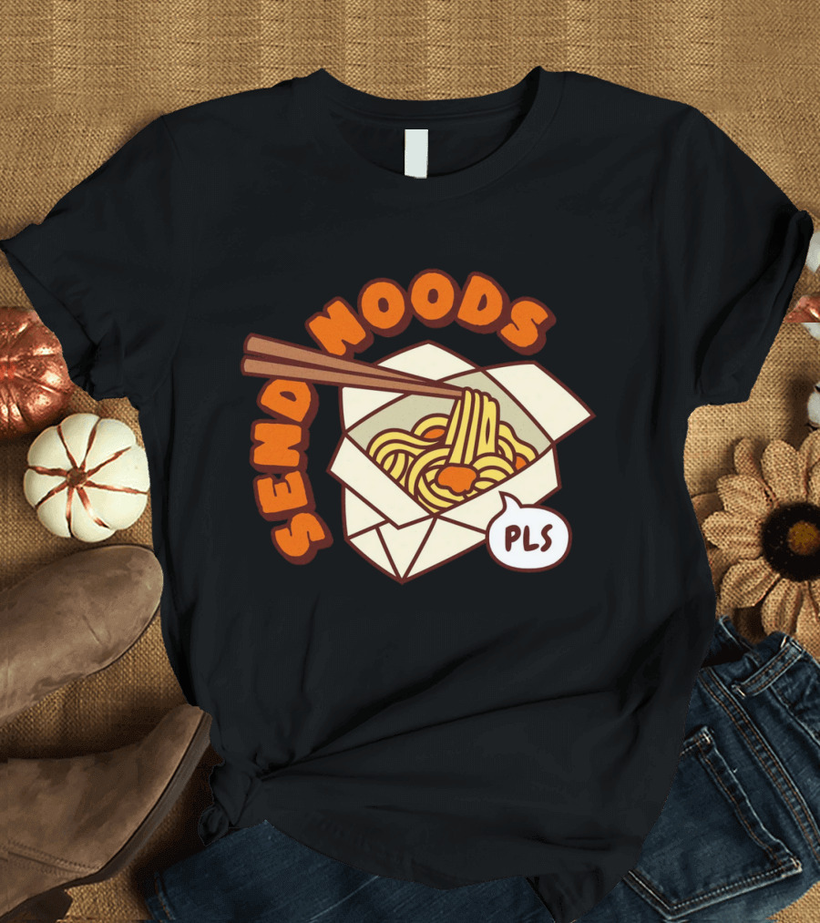 Send Noods PLS Comic Noodle Box T-Shirt