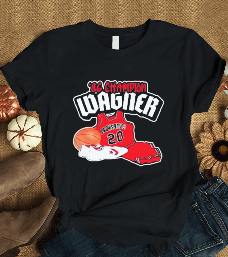 86 Champion Wagner Basketball Jersey 20 Louisville T-Shirt