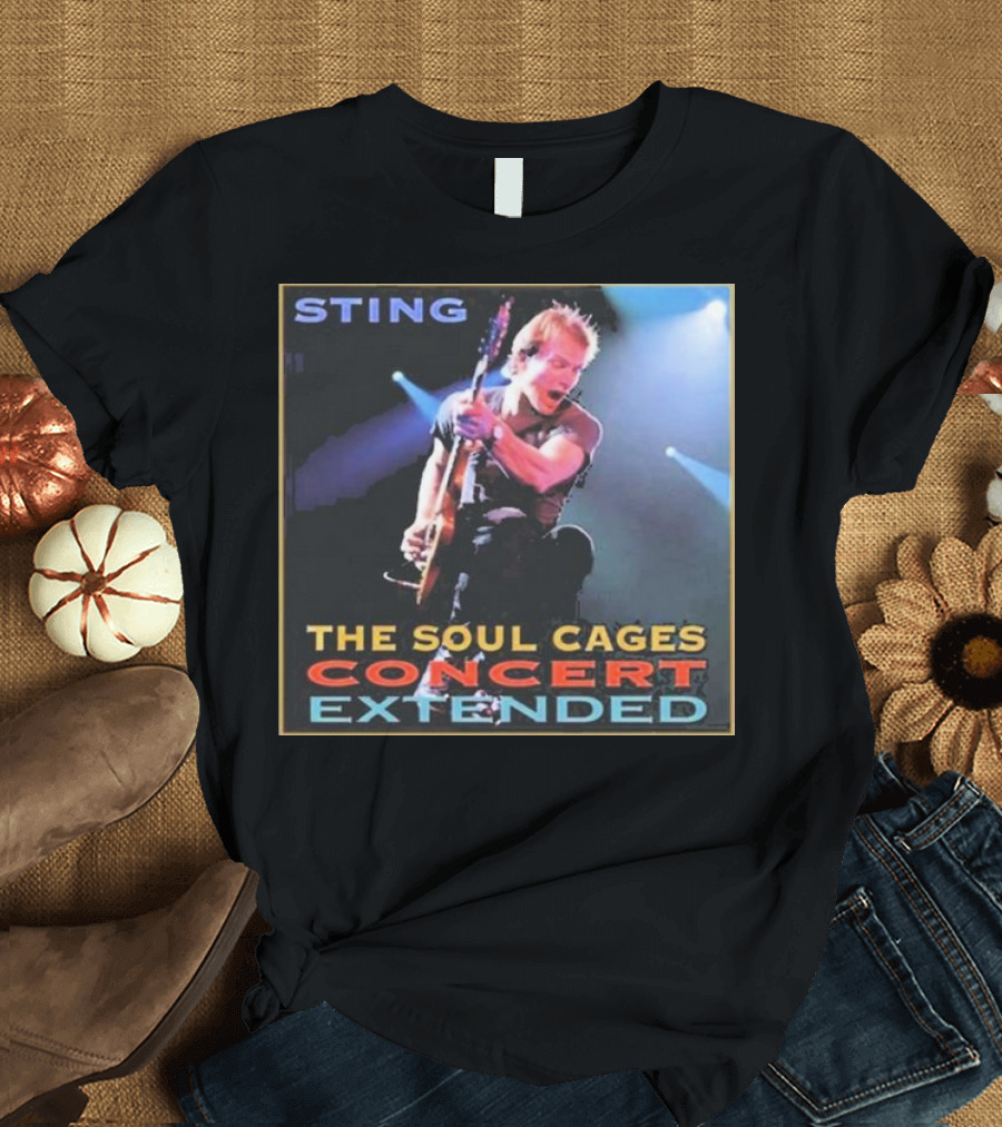 Sting The Soul Cages Concert Extended Tour Live Performance T-Shirt