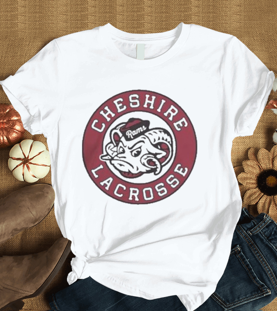 Cheshire Rams Lacrosse Team Emblem T-Shirt