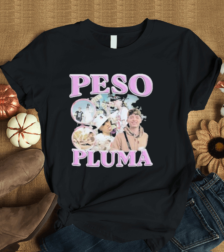 Peso Pluma Pink Collage T-Shirt