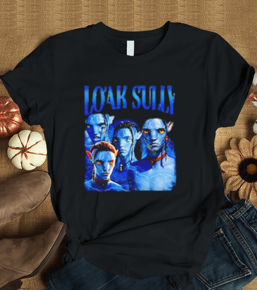 Lo'ak Sully Avatar Characters Blue Na'vi T-Shirt