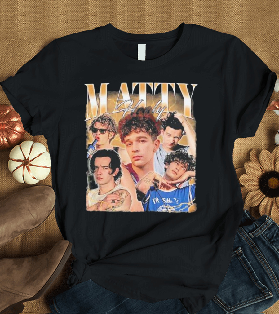 MATTY HEALY Collage Vintage Aesthetic T-Shirt