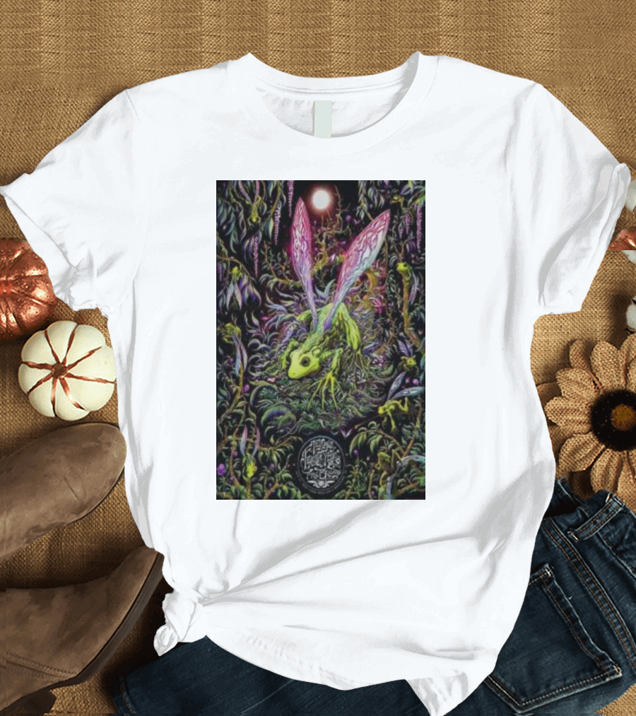 Les Claypool’s Fearless Flying Frog Brigade Psychedelic Creature Art Wheatland T-Shirt