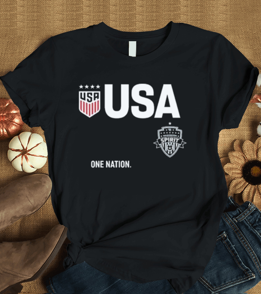 USA Soccer Spirit Emblem One Nation T-Shirt