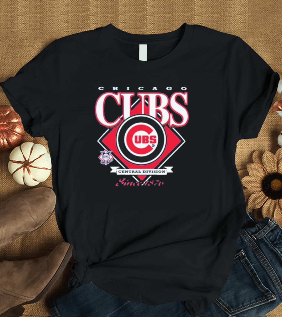 Chicago Cubs Central Division Since 1876 MLB New Era T-Shirt