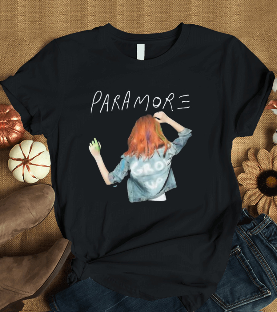 Paramore Grow Up Denim Jacket Back T-Shirt