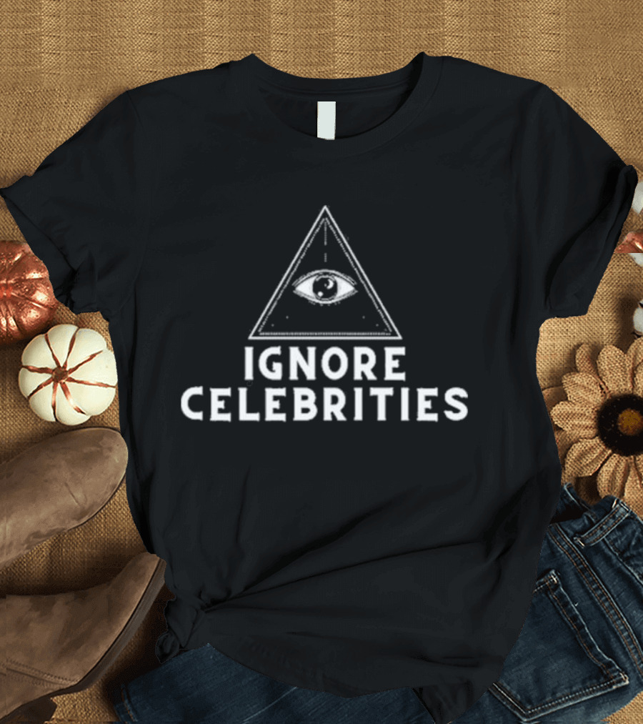 Train With Tish Ignore Celebrities Eye Pyramid T-Shirt