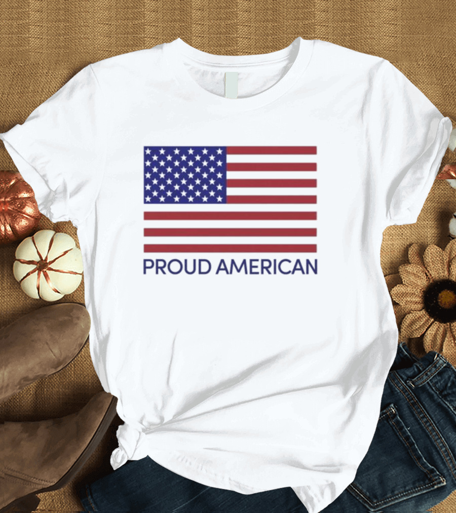 Proud American Flag USA Fox News T-Shirt