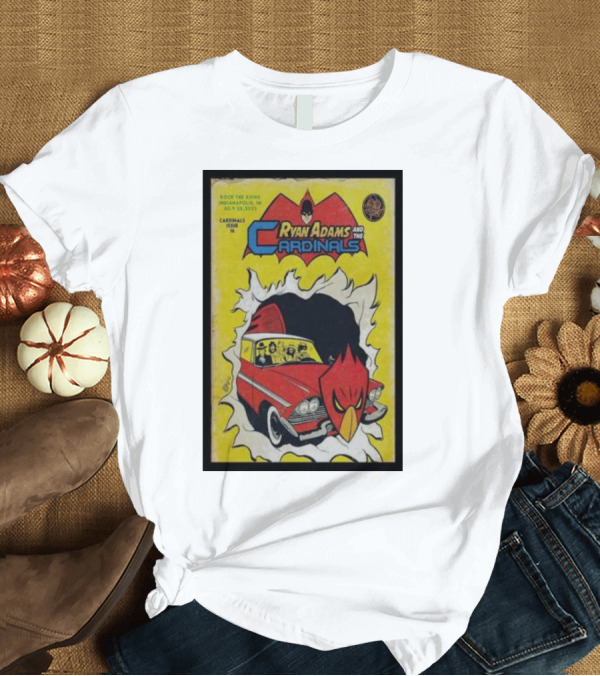 T-Shirt: Rock The Ruins Indianapolis July 28 Ryan Adams and The Cardinals Issue 16 Comic T-Shirt Rock The Ruins Indianapolis July 28 Ryan Adams and The Cardinals Issue 16 Comic T-Shirt