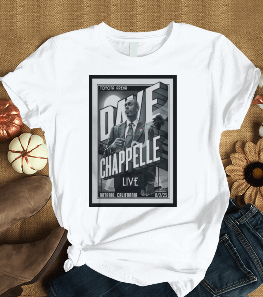 TOYOTA ARENA DAVE CHAPPELLE LIVE ONTARIO CALIFORNIA 8/27/23 T-Shirt