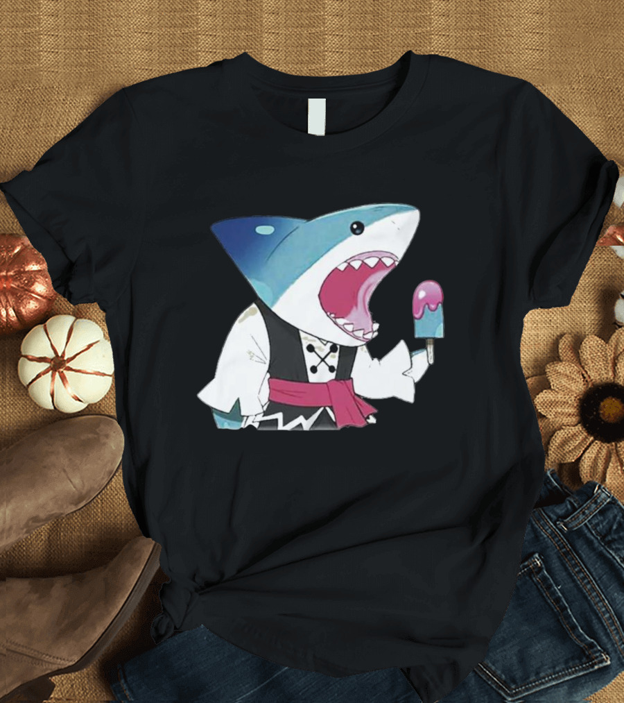 Shroomie Sorbet Shark Cookie Ice Cream Treat T-Shirt