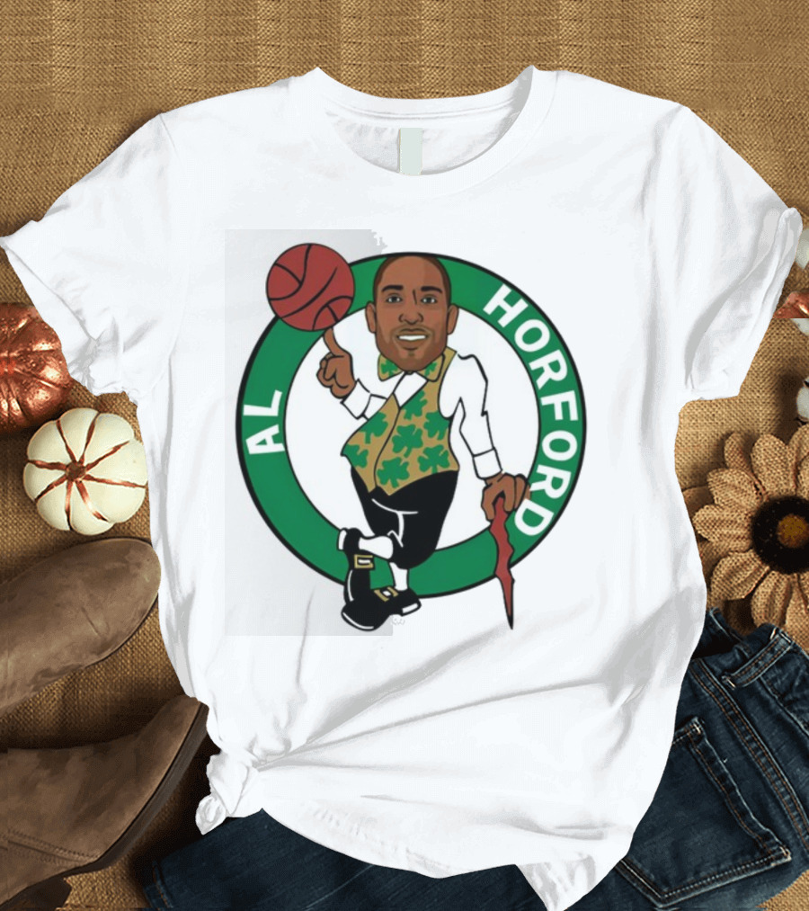 Juju Gotti Celtics Al Horford Lucky Clover T-Shirt