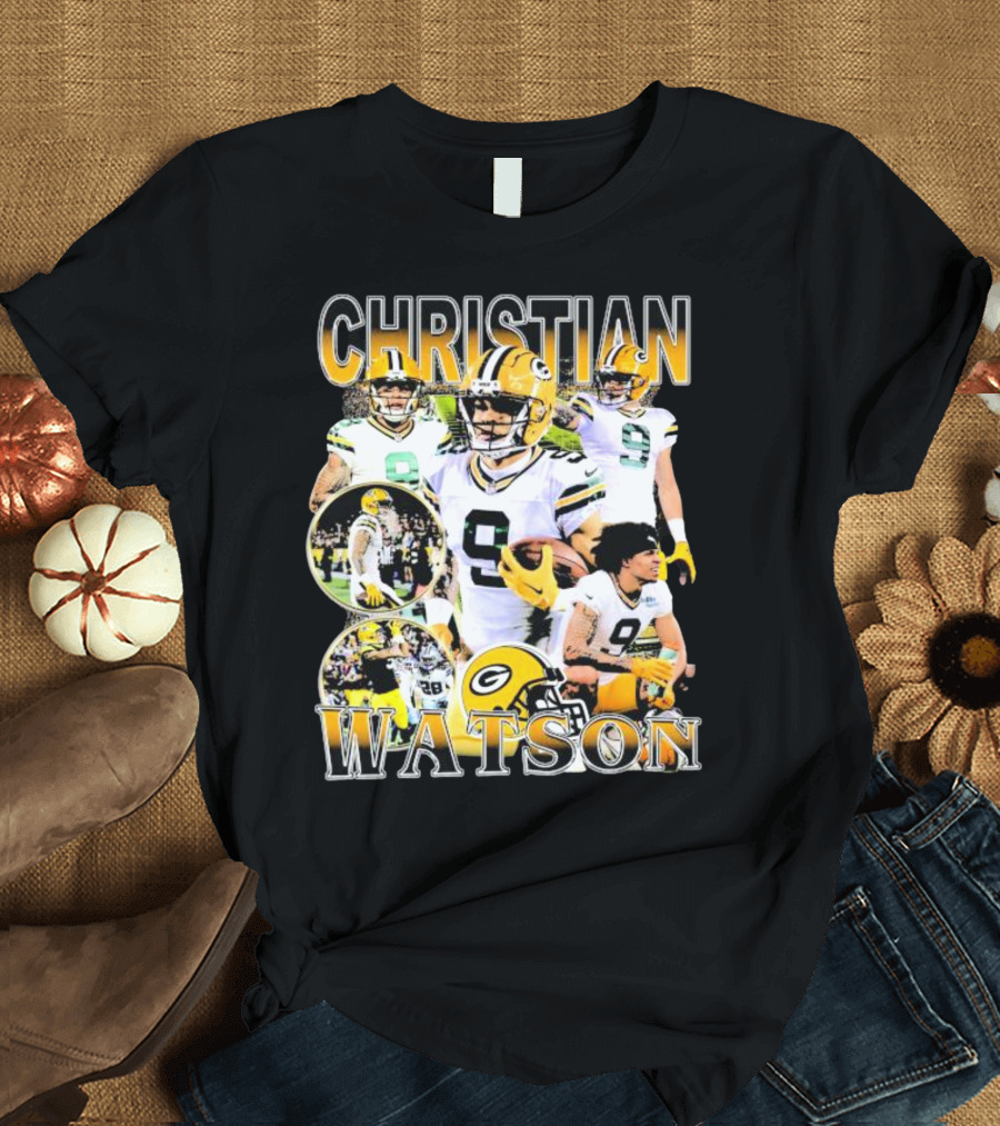 Christian Watson Green Bay Packers Football Player Highlights T-Shirt