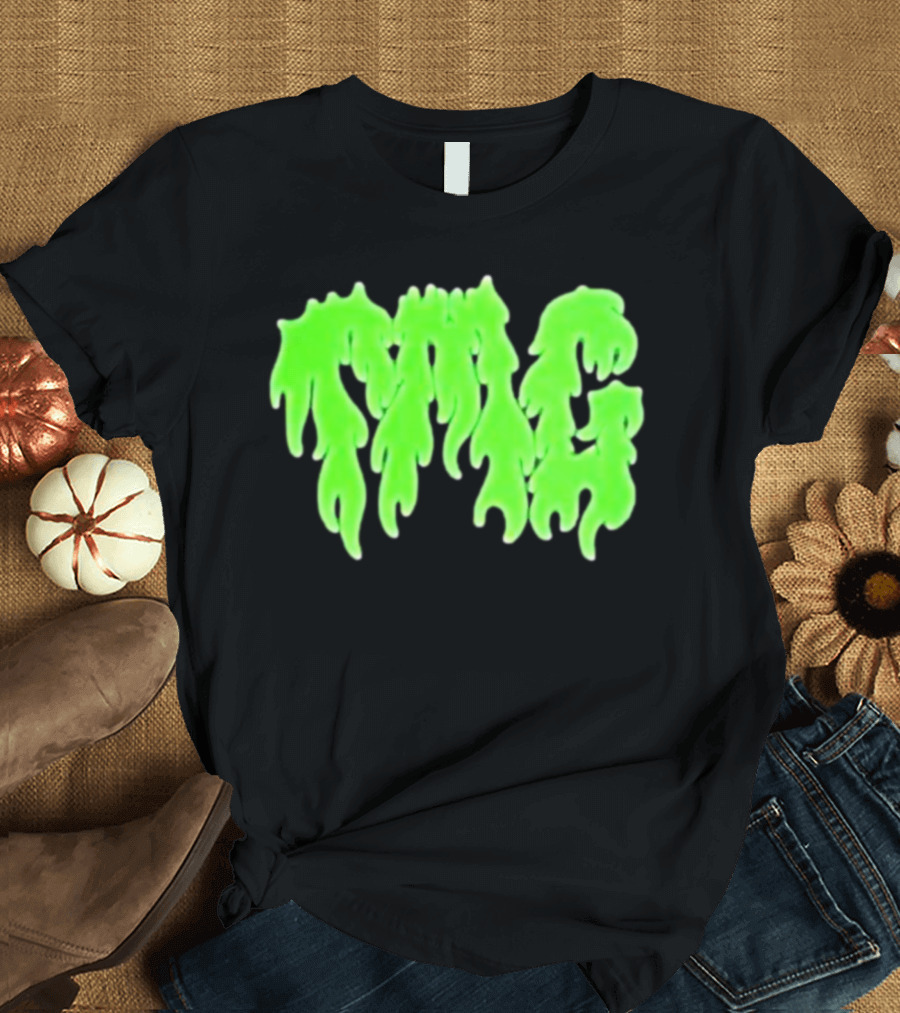TMG Merch Slime Green Drip TMG T-Shirt