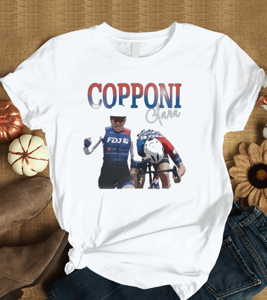 Clara Copponi FDJ Cycling Racing Champion T-Shirt