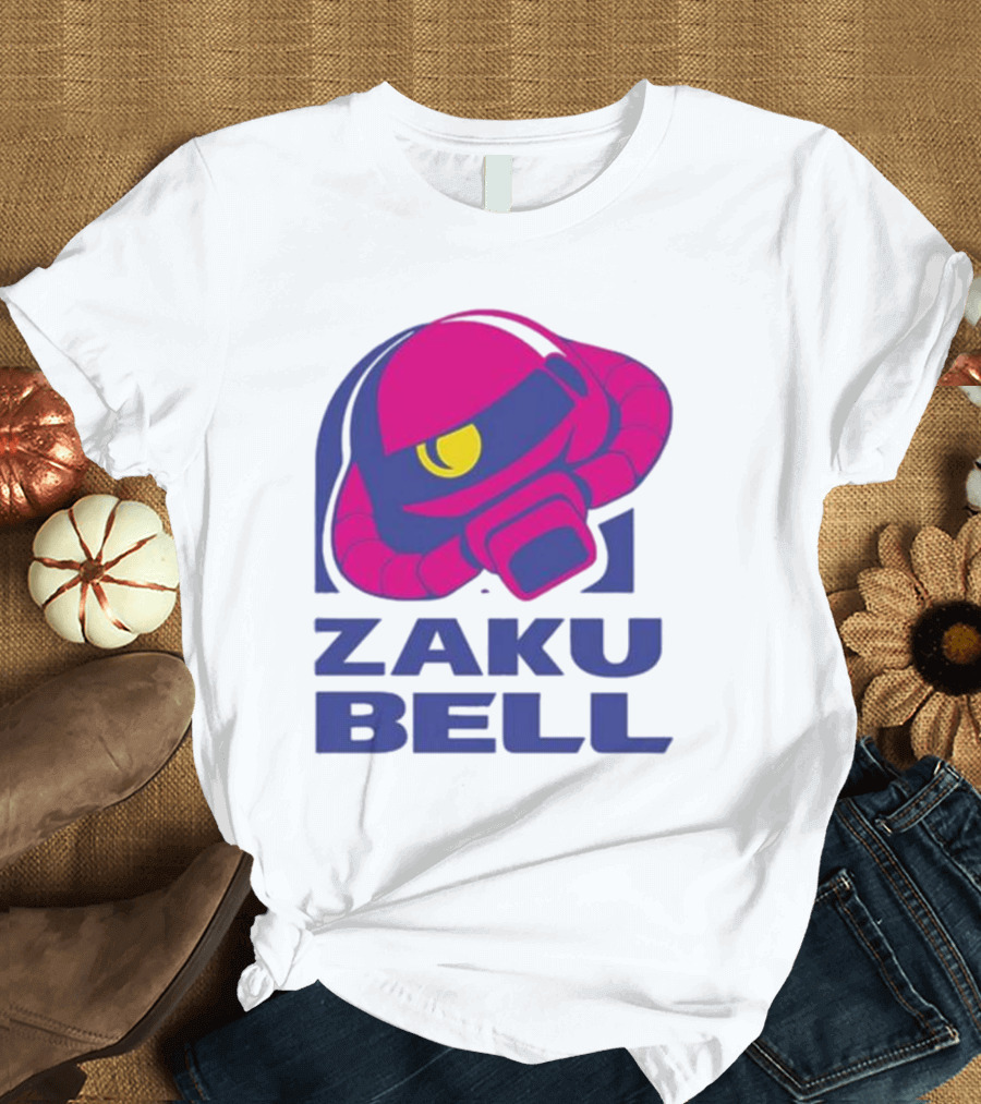 Dead Set Media Zaku Bell Mecha Fast Food Mashup T-Shirt