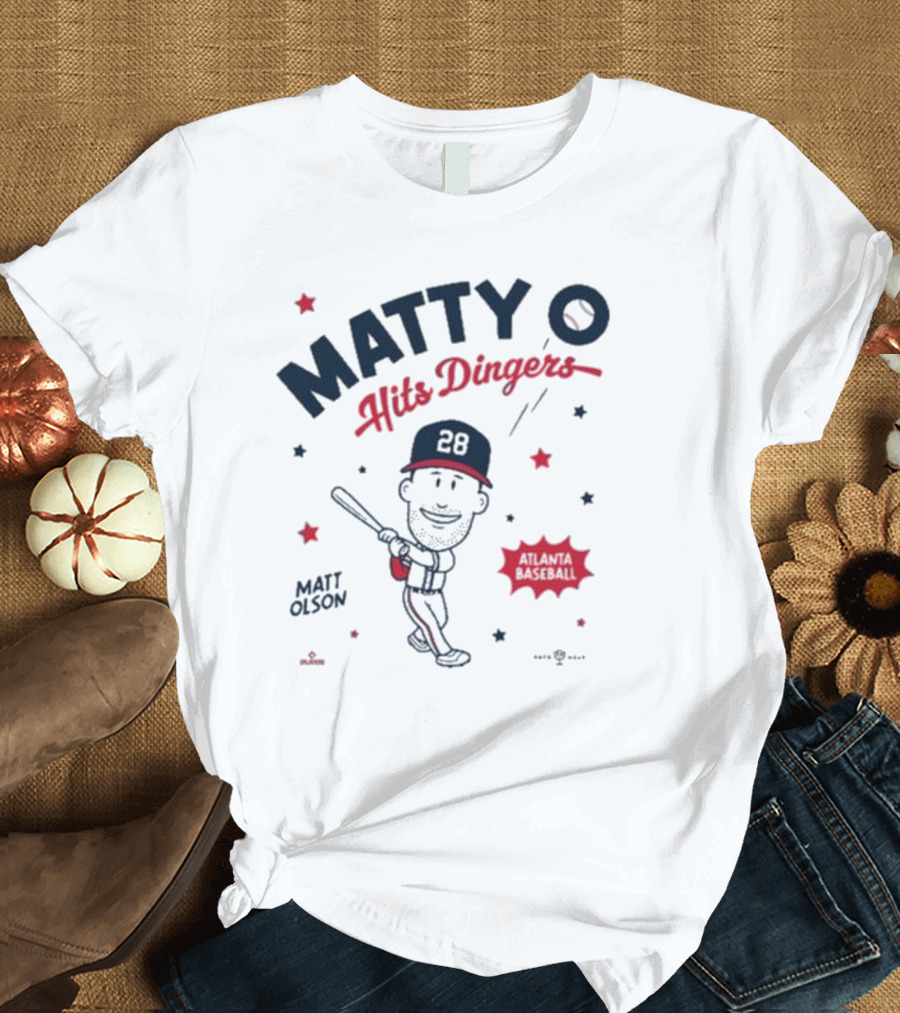 Atlanta Baseball Matty O Hits Dingers Matt Olson T-Shirt