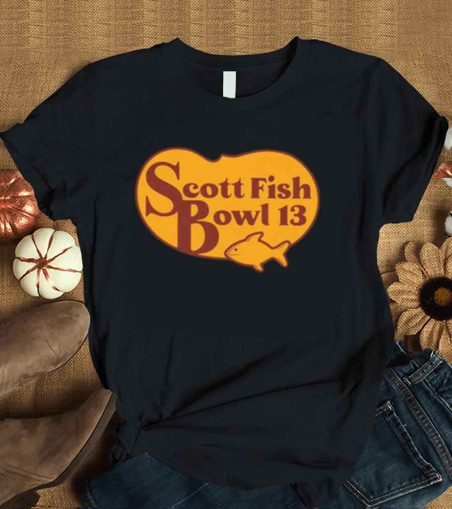 Scott Fish Bowl 13 Logo with Fish T-Shirt