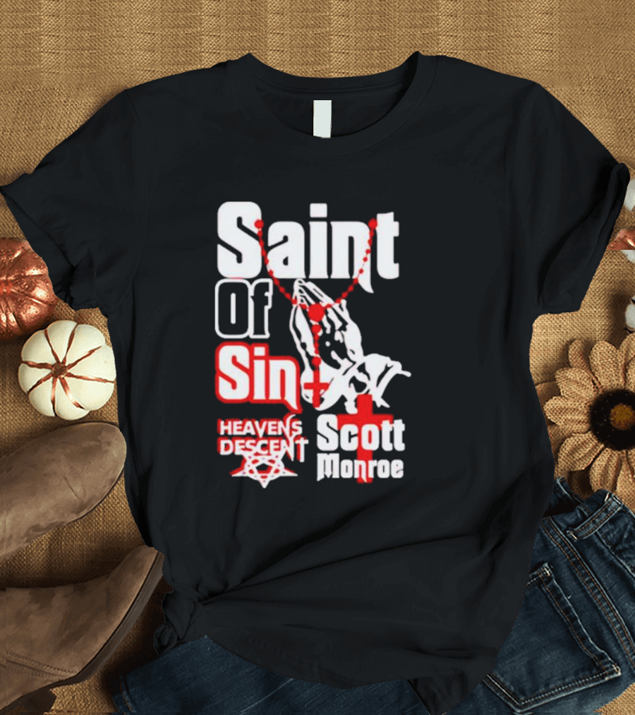 Saint of Sin Heavens Descent Scott Monroe T-Shirt