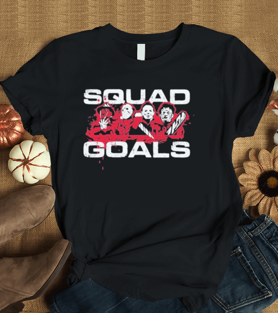 Squad Goals Freddy Jason Michael Leatherface T-Shirt