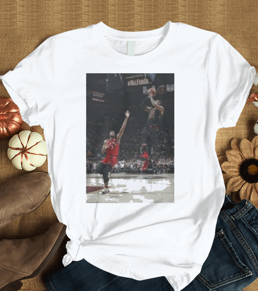 LeBron's Game Winner Over Toronto - All for One Basketball Moment T-Shirt
