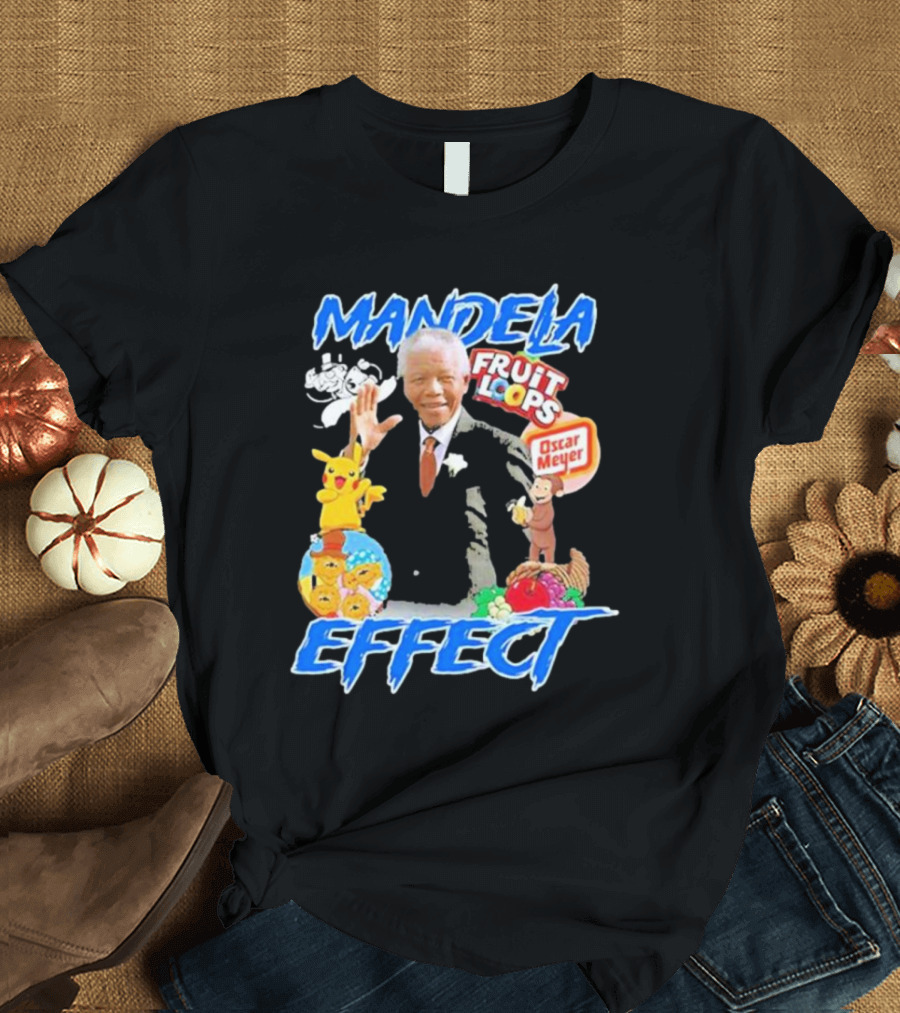 Mandela Effect Fruit Loops Pikachu Curious George Oscar Meyer C-3PO Bernstein Bears Berenstain T-Shirt