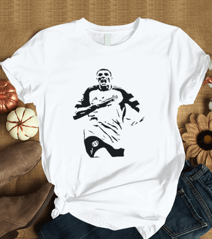 Palhinha Celebratory Silhouette Soccer Player Image T-Shirt