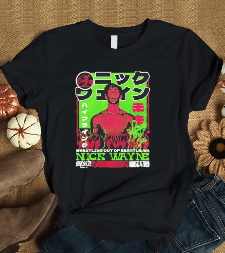 Wrestling Out of Seattle Nick Wayne Kaiju T-Shirt