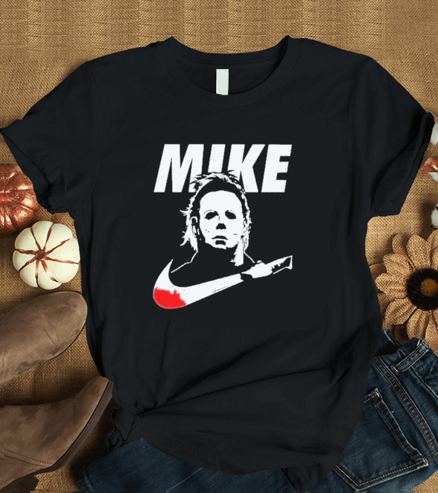 Mike Myers Parody Mask Knife Halloween T-Shirt