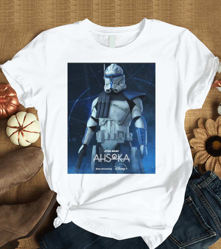 Star Wars Commander Rex in Ahsoka Now Streaming on Disney Plus T-Shirt