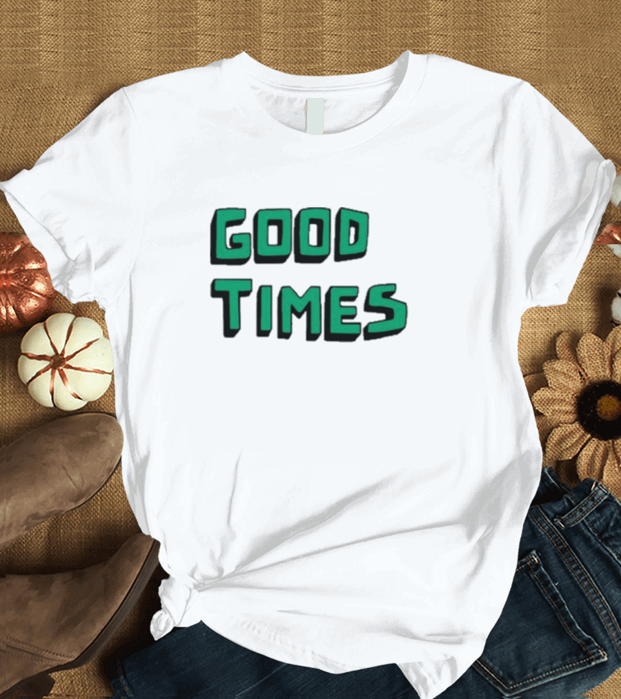 Good Times Bella Freud Black Shirt Fashion T-Shirt