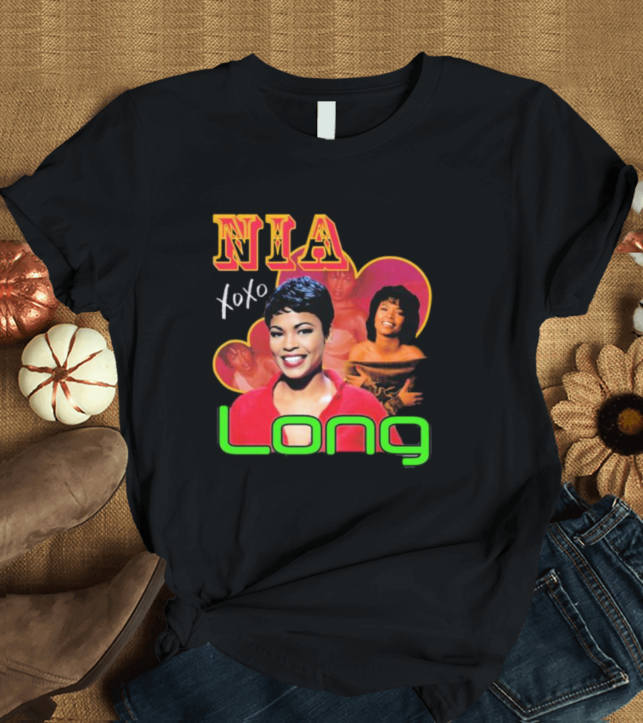 Nia Long Xoxo 90s Nostalgia Collage T-Shirt