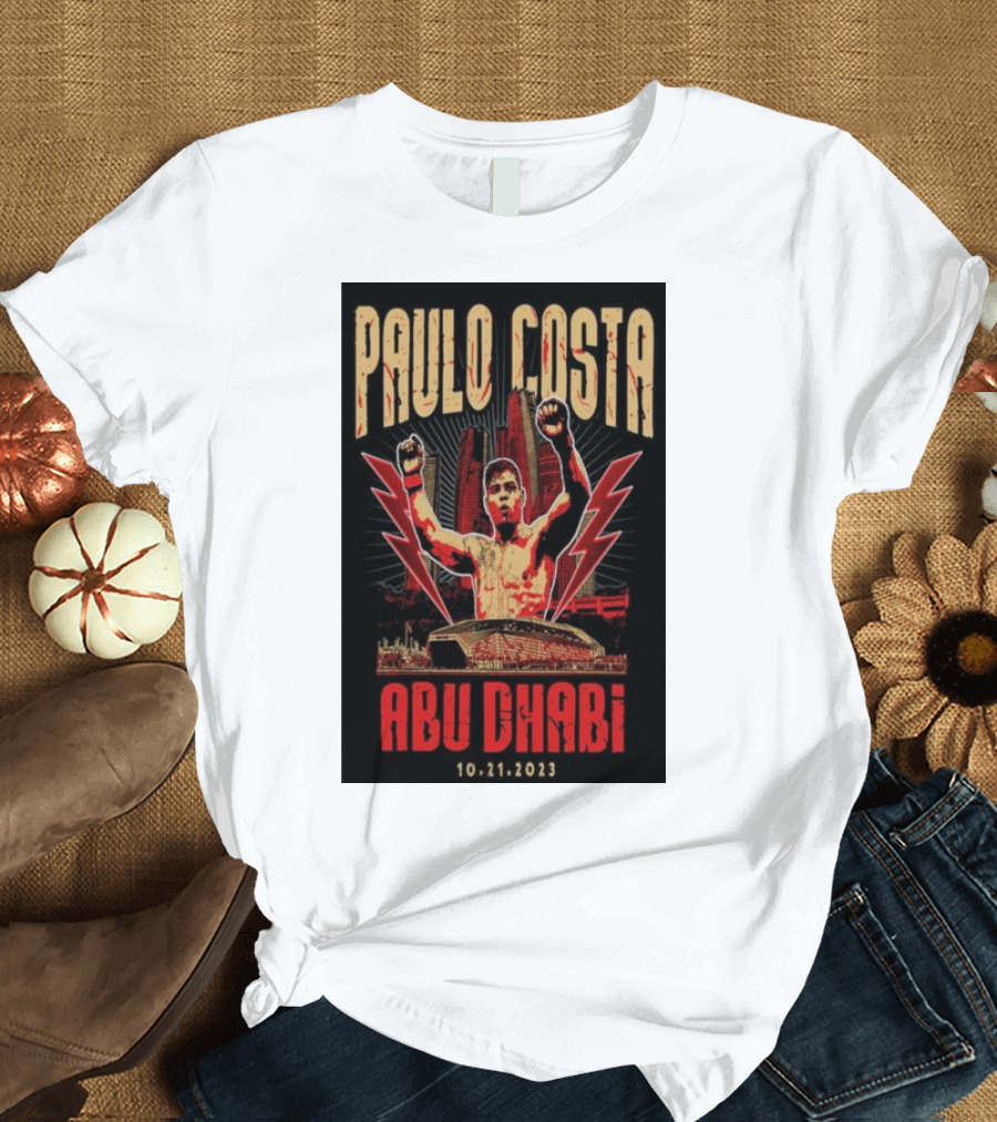 PAULO COSTA ABU DHABI 10.21.2023 T-Shirt