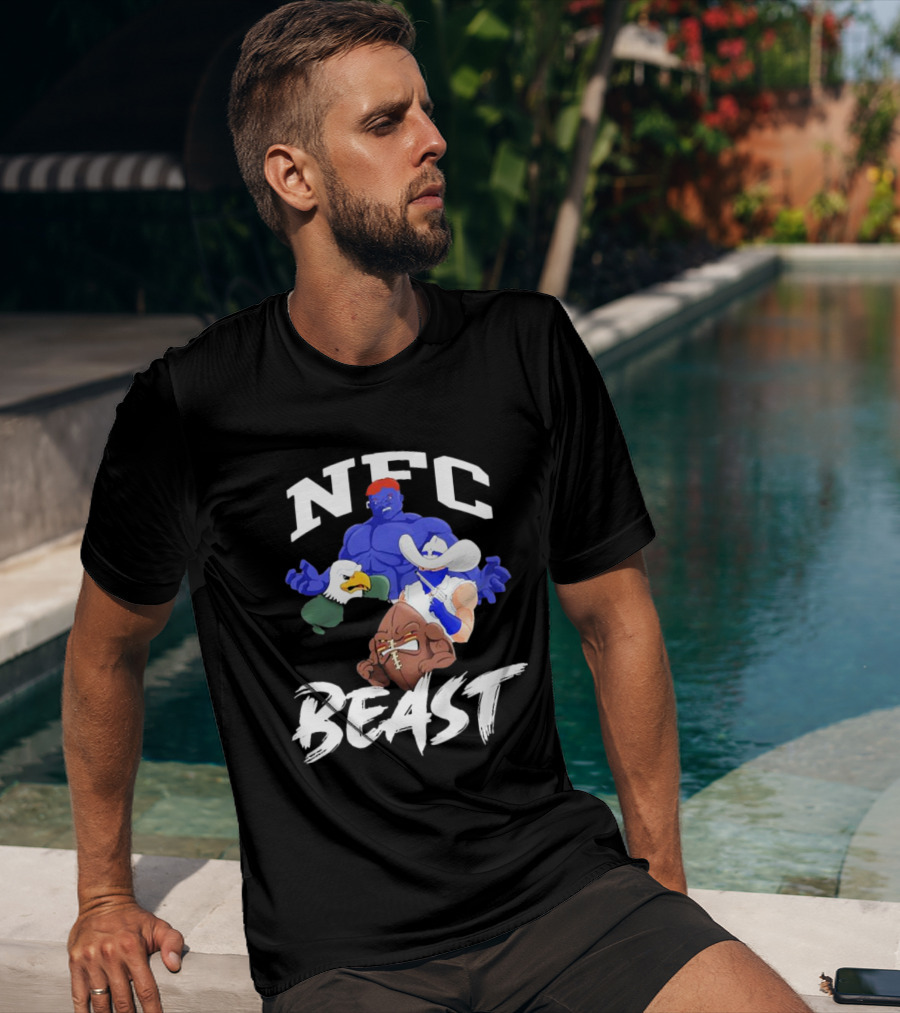 NFC Beast Football Characters And Mascots T-Shirt