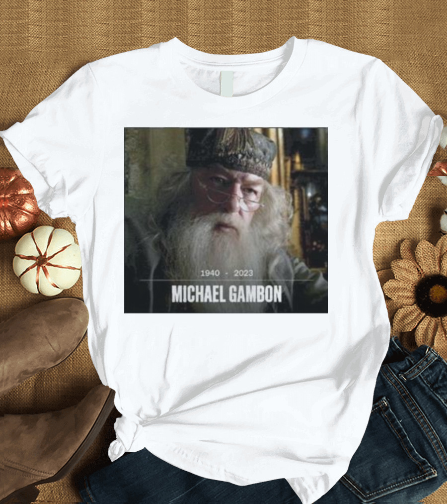 Rip Dumbledore Michael Gambon 1940-2023 T-Shirt