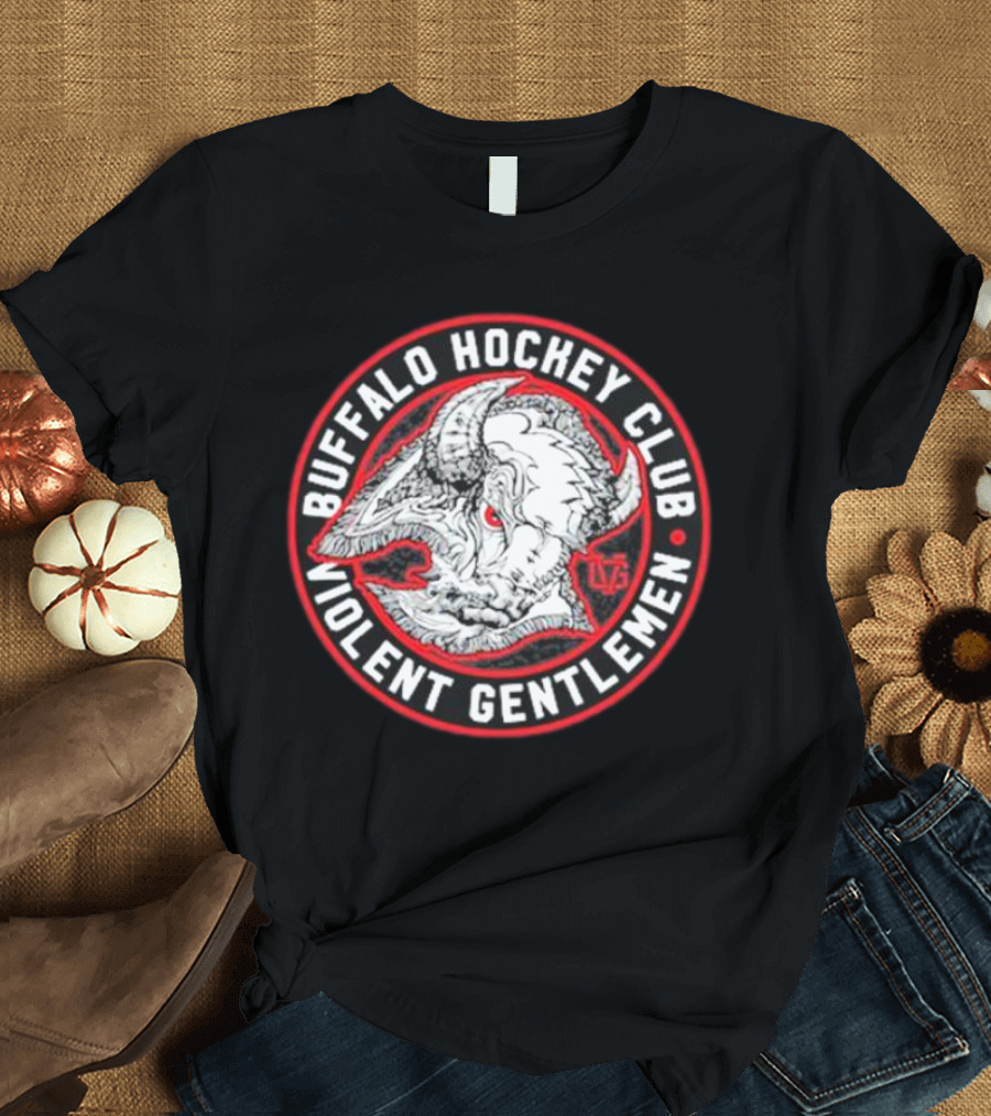 Buffalo Hockey Club Violent Gentlemen VGSkull T-Shirt