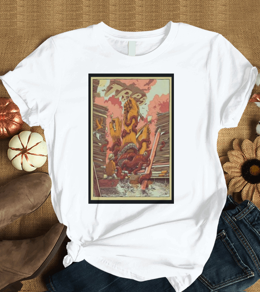 TRPS Festival San Francisco October 21 Floating Giant Hands and Tentacles Scene T-Shirt