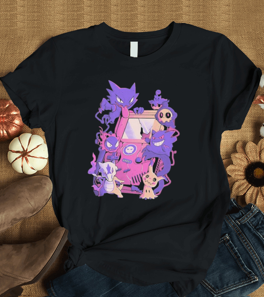 Pokemon Ghost Game Arcade T-Shirt