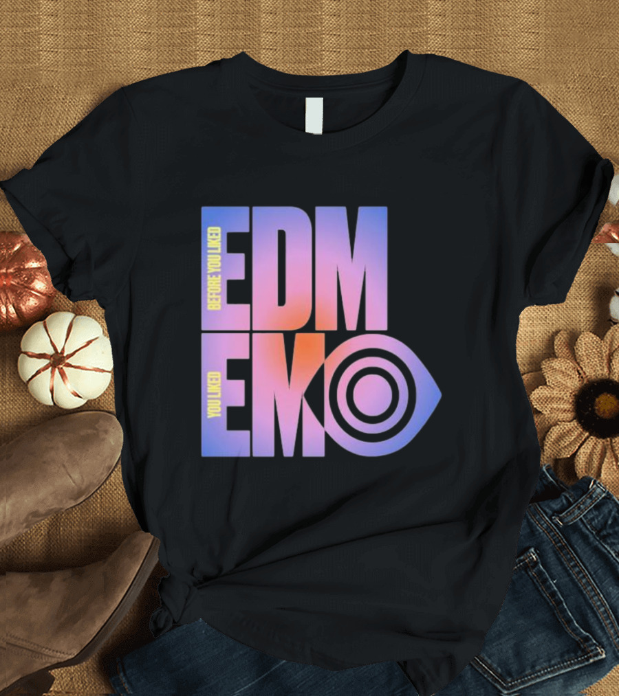Before You Liked Edm Emo Nite X Insomniac Collaboration Pastel Gradient T-Shirt
